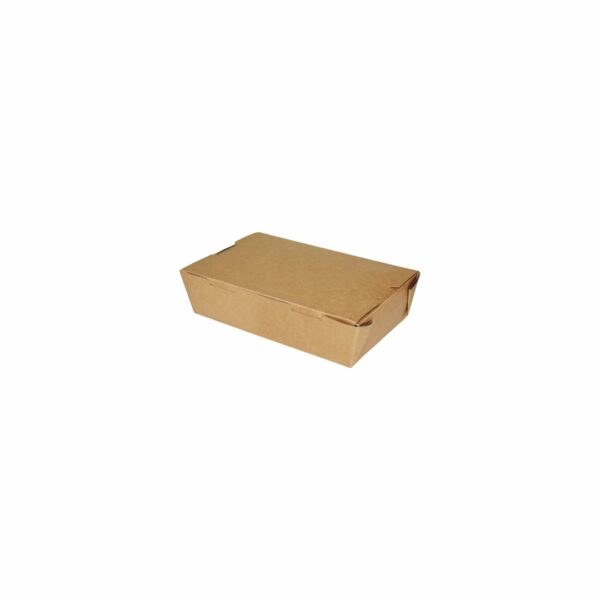 250ml Paper Meal Box Kraft 2