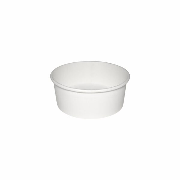 8oz Paper Food Container White