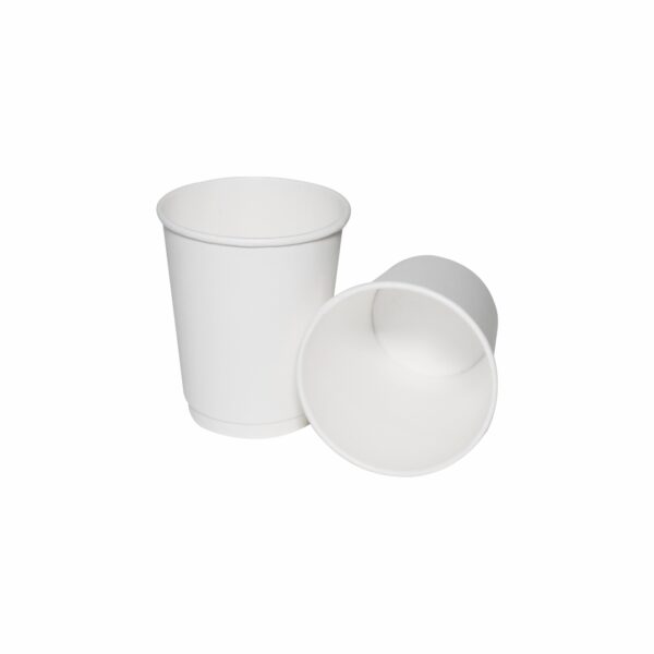 8oz Paper Cup Double Wall White1