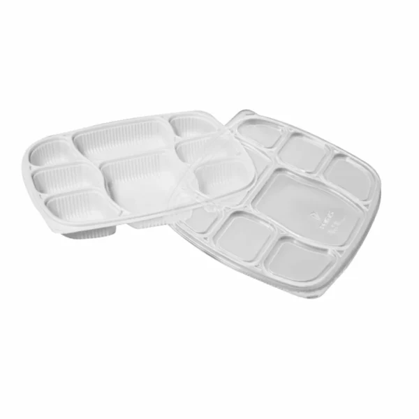 8CP Meal Platter Thali - White