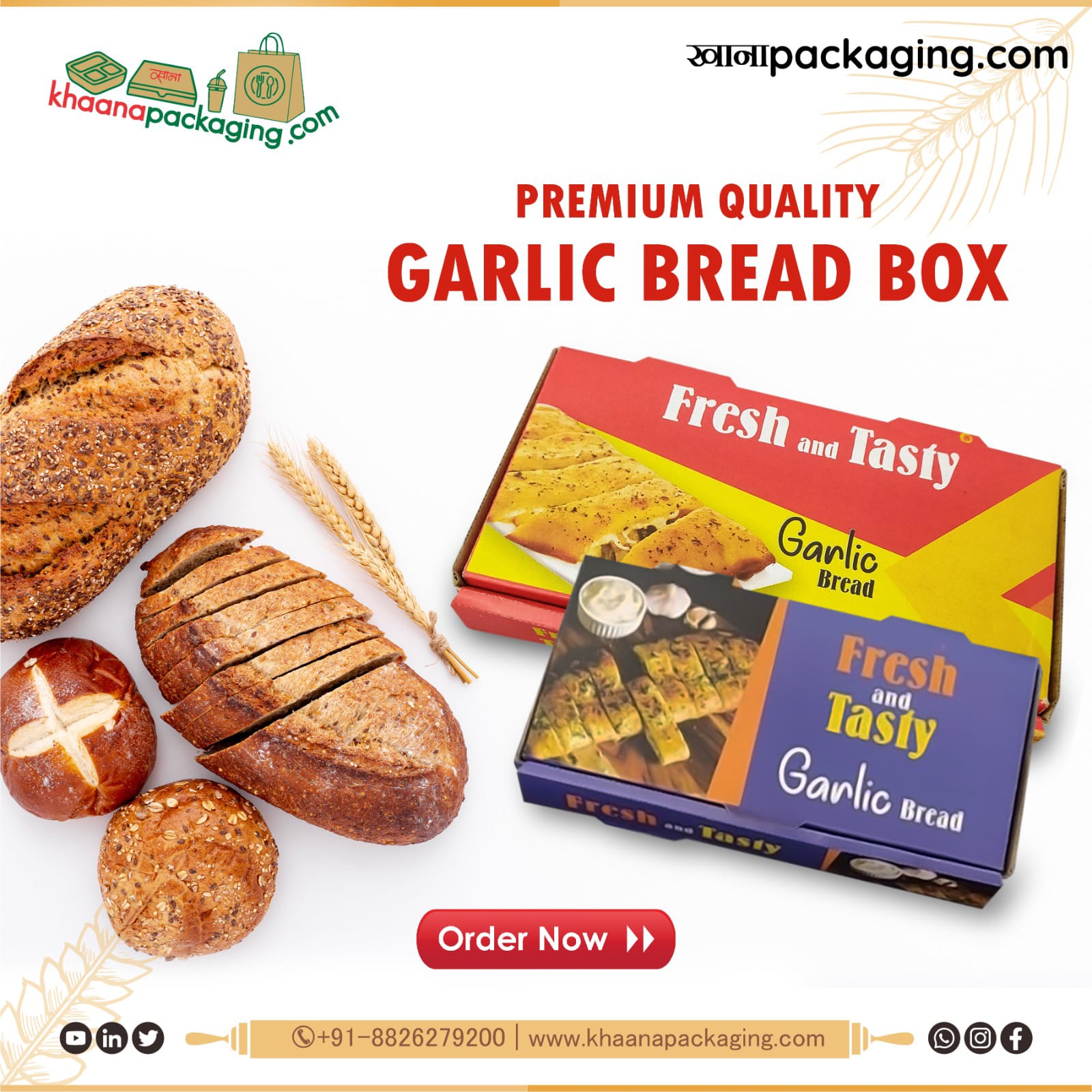 Garlic bread box