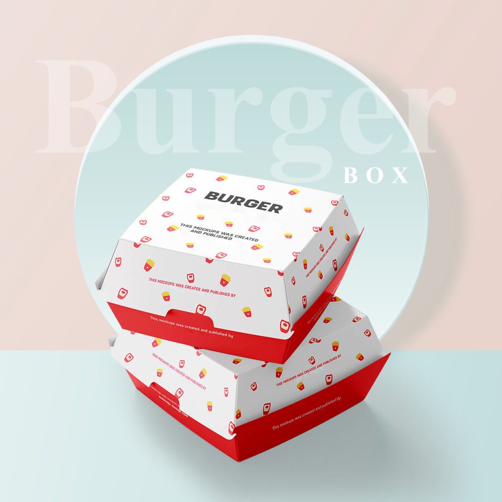 burger packaging box