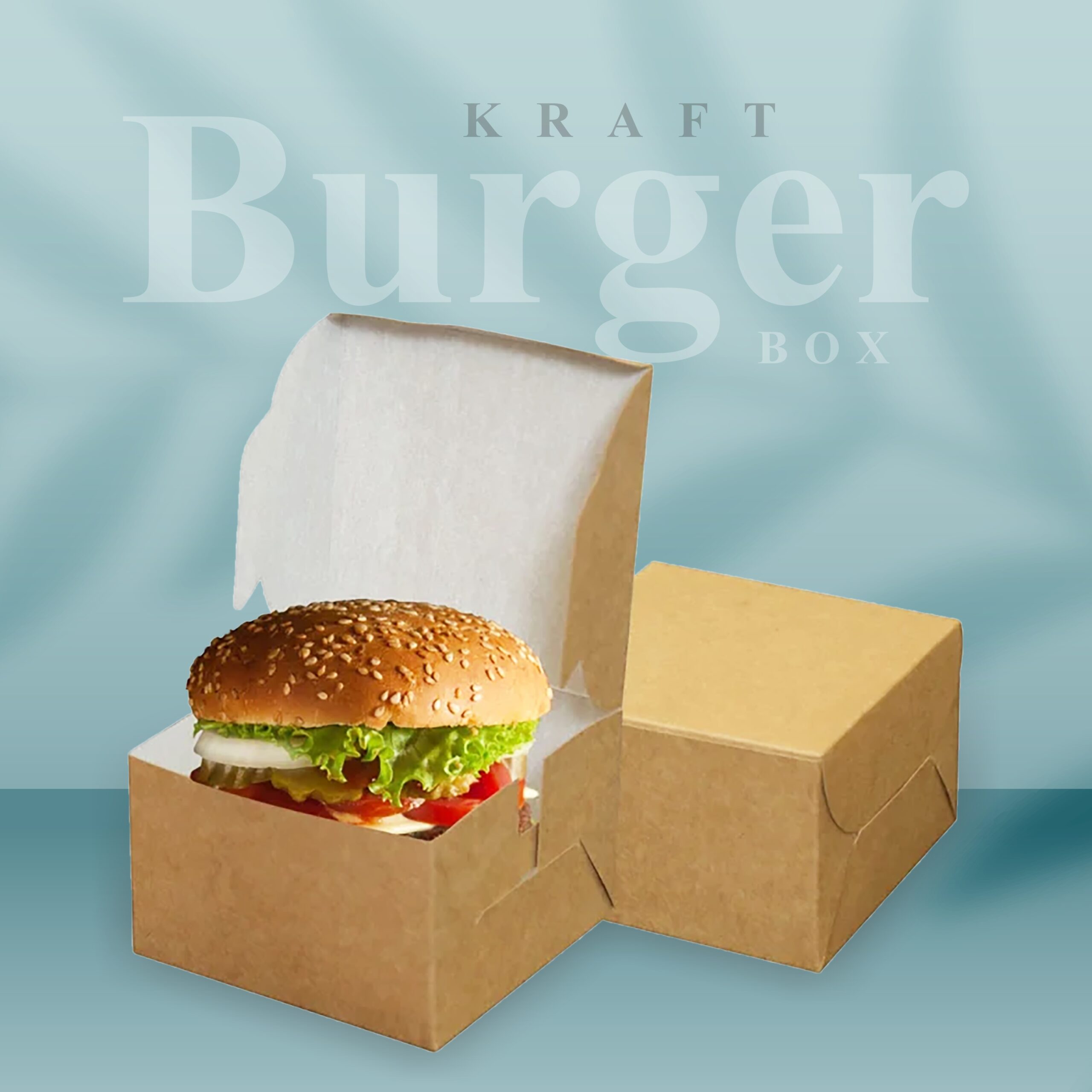 kraft burger box