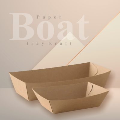 paper boat tray kraft